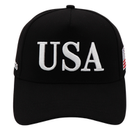 BLACK USA 250th Anniversary Hat (1776–2026) — Black Embroidered Cap
