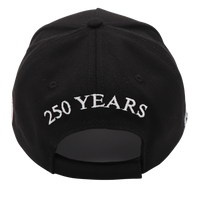 BLACK USA 250th Anniversary Hat (1776–2026) — Black Embroidered Cap