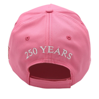 PINK USA 250th Anniversary Hat (1776–2026) — Pink Embroidered Cap
