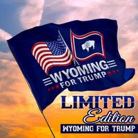 Wyoming 3 x 5 Flag – Dual Flags