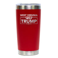 West Virginia Red Tumbler 20oz
