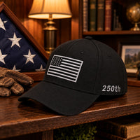 America 250th Anniversary Flag Cap - Black - lifestyle