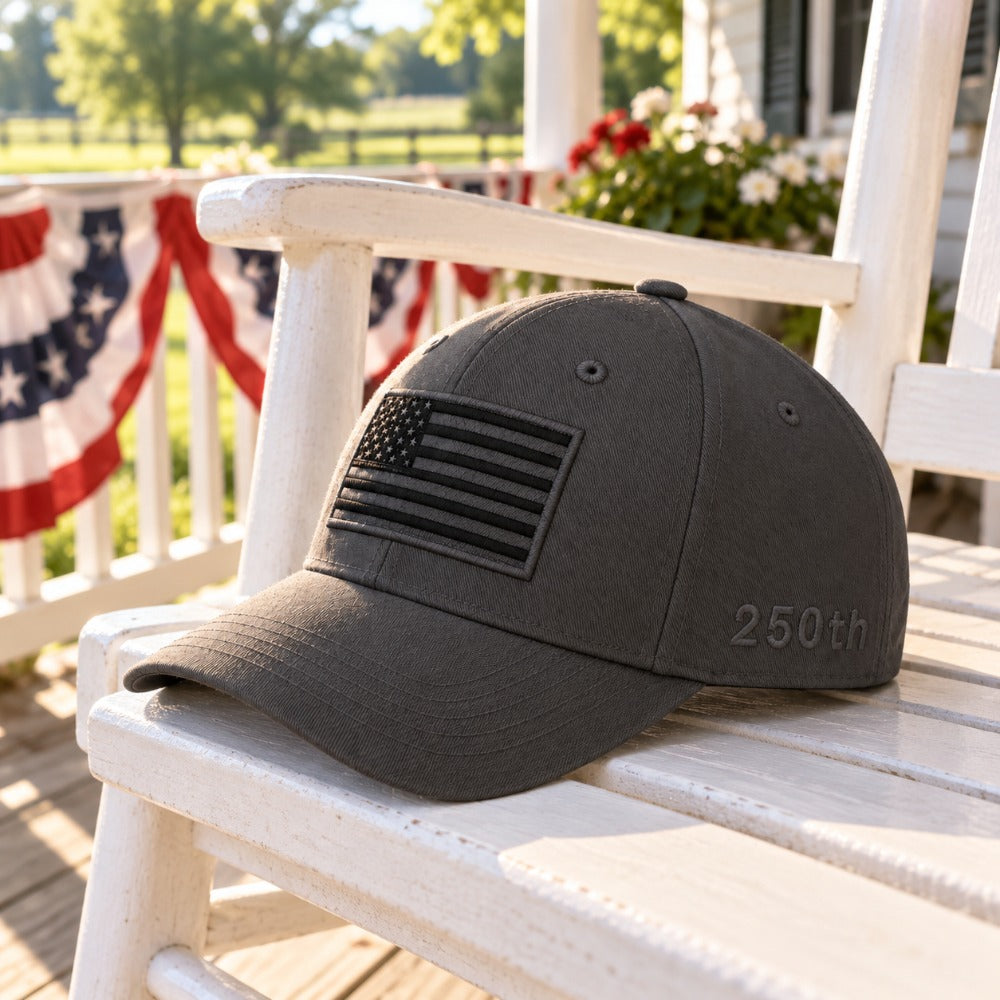 America 250th Anniversary Flag Cap - Gray - lifestyle
