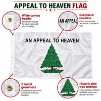 Appeal to Heaven Pine Tree Flag 3x5 features and size details