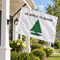 Appeal to Heaven Pine Tree Flag 3x5 displayed outdoors