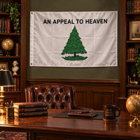 Appeal to Heaven Pine Tree Flag 3x5 displayed outdoors