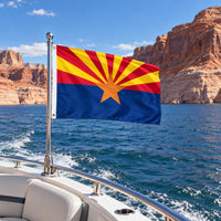 Arizona State Flag 3x5 displayed outdoors