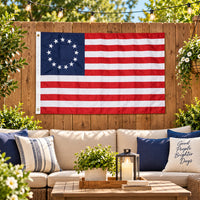 Betsy Ross Flag 3x5 displayed outdoors