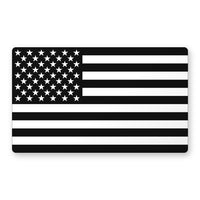 Black and White American Flag Magnet 3x5 inch