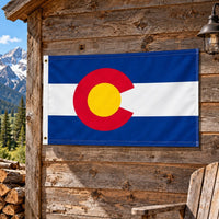 Colorado State Flag 3x5 displayed outdoors