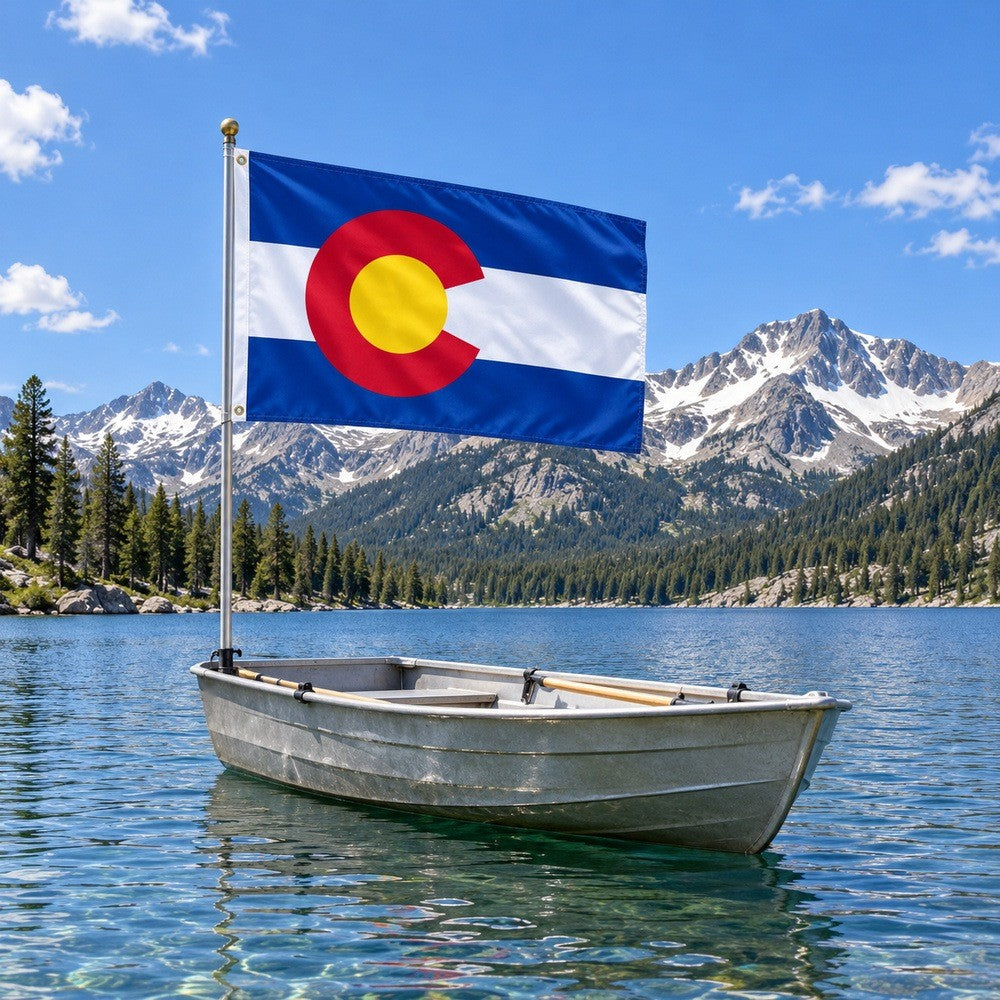Colorado State Flag 3x5 displayed outdoors