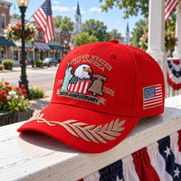 USA 250th Anniversary Crest Cap - Red - lifestyle