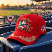 USA 250th Anniversary Crest Cap - Red - lifestyle
