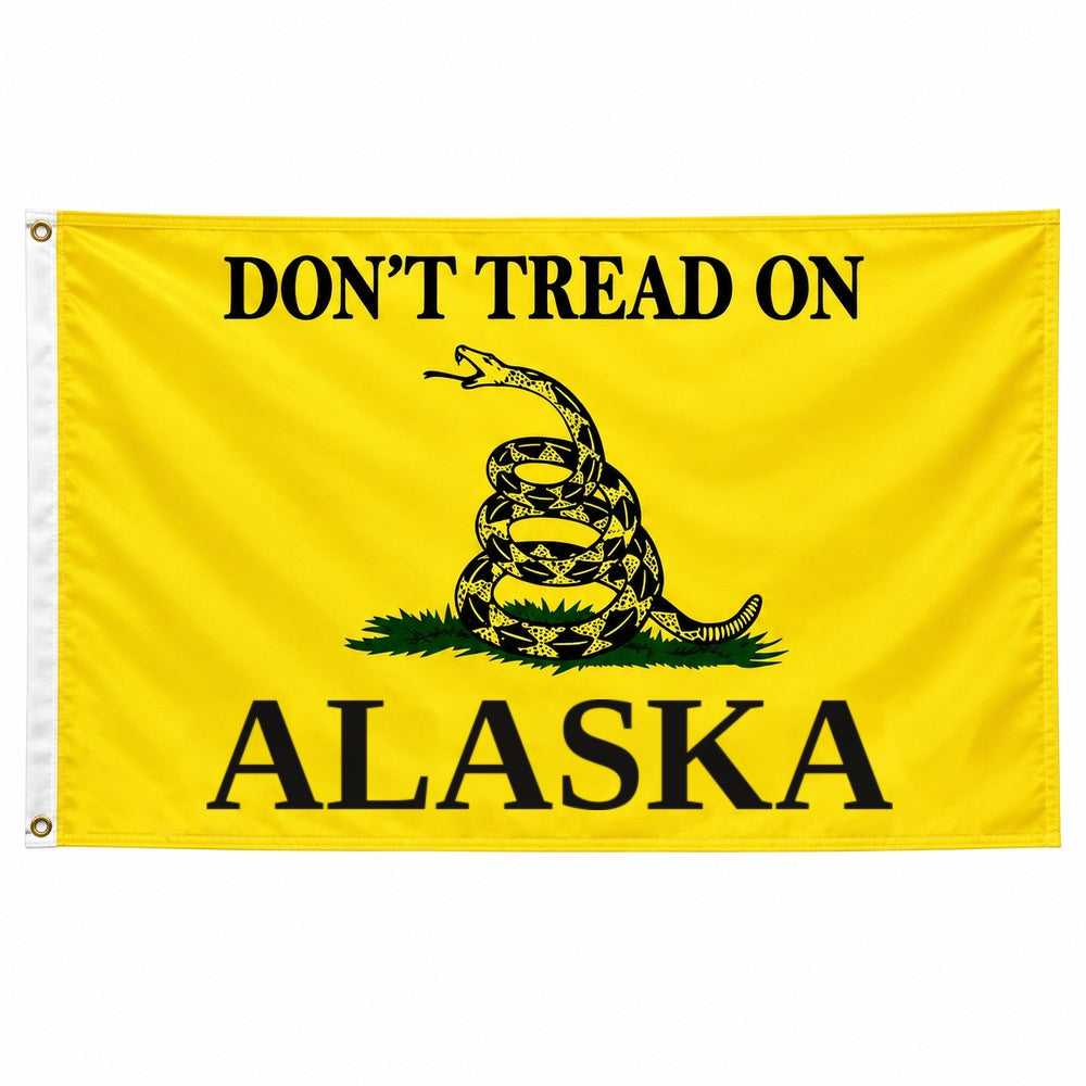 Don't Tread on Alaska Flag 3x5