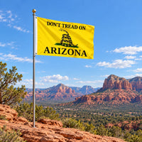 Don't Tread on Arizona Flag 3x5 displayed outdoors
