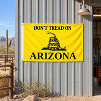Don't Tread on Arizona Flag 3x5 displayed outdoors