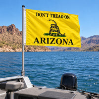 Don't Tread on Arizona Flag 3x5 displayed outdoors