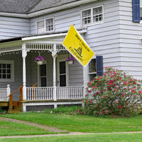 Don't Tread on California Flag 3x5 displayed outdoors