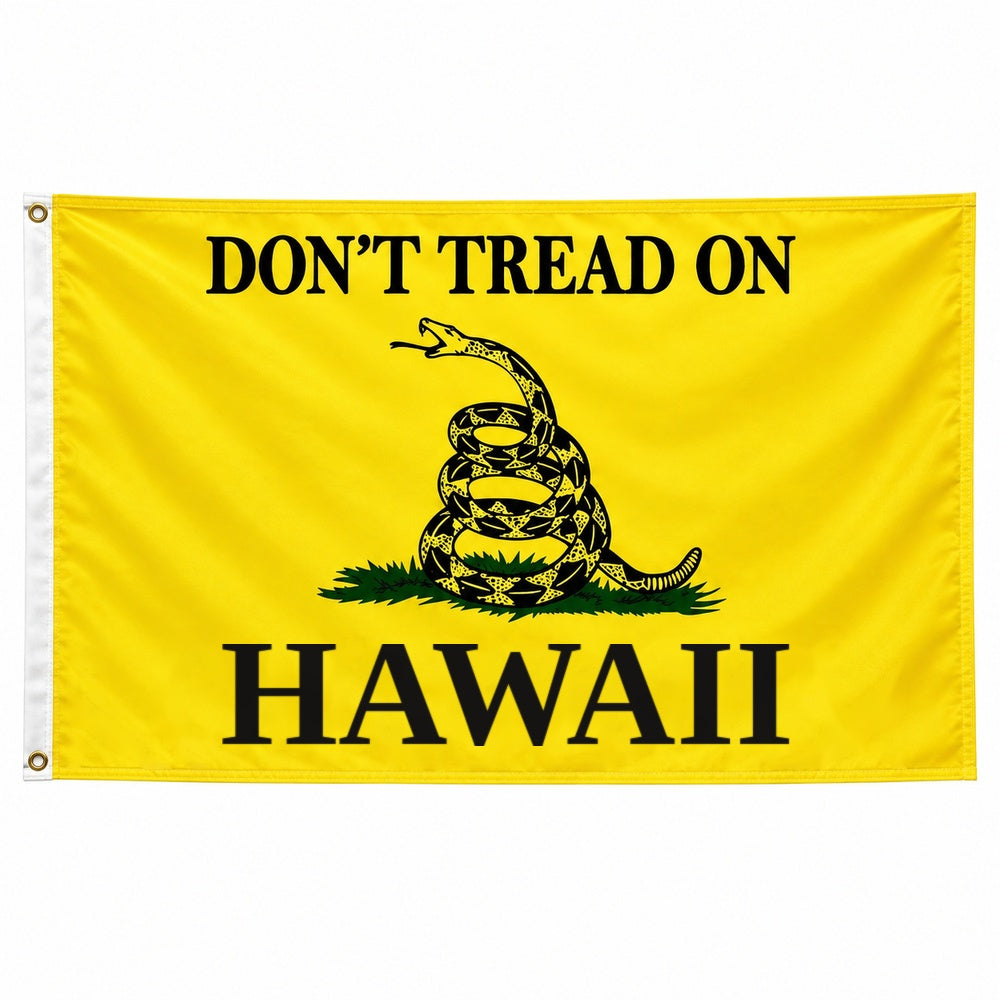 Don't Tread on Hawaii Flag 3x5