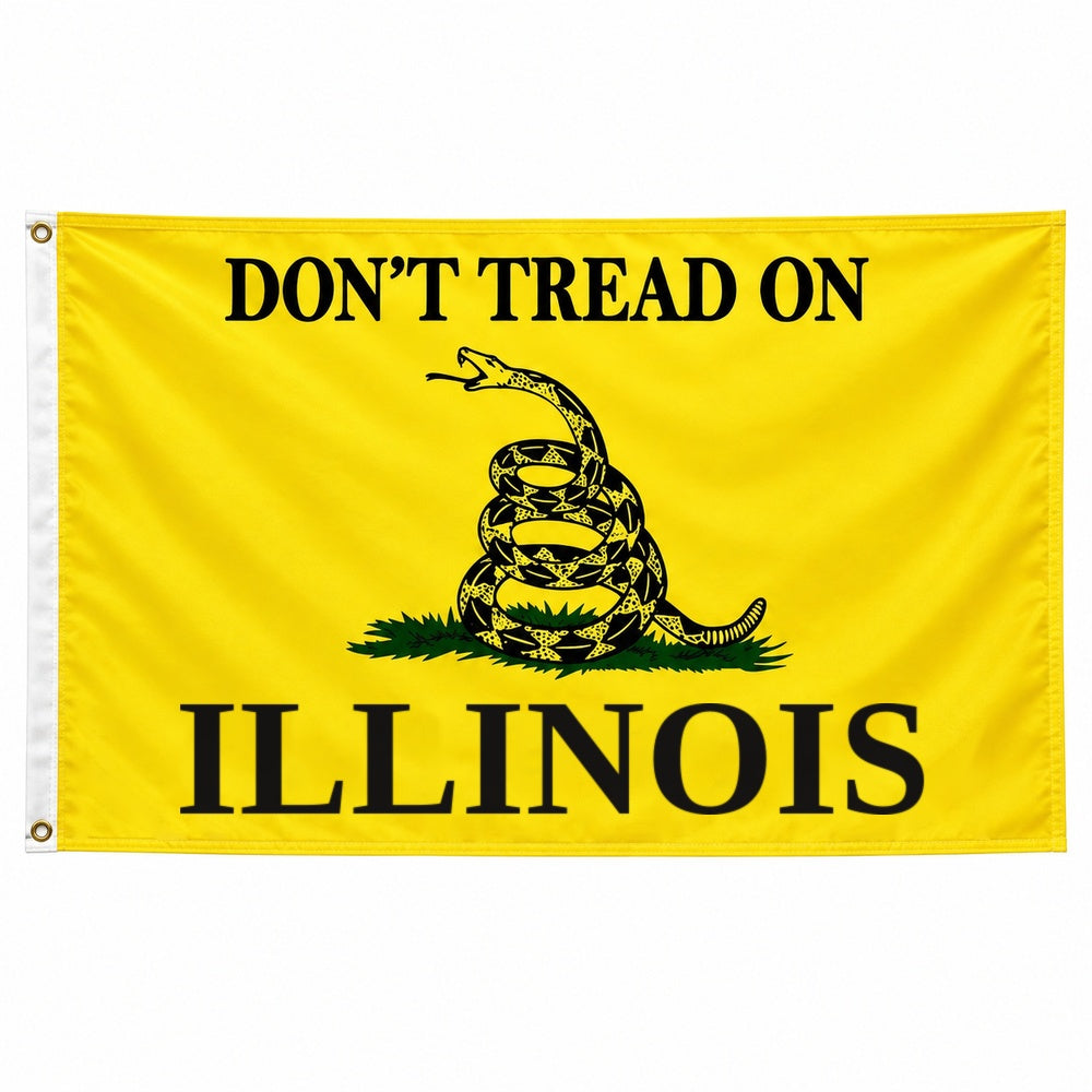 Don't Tread on Illinois Flag 3x5