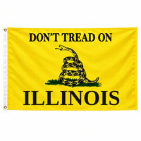 Don't Tread on Illinois Flag 3x5