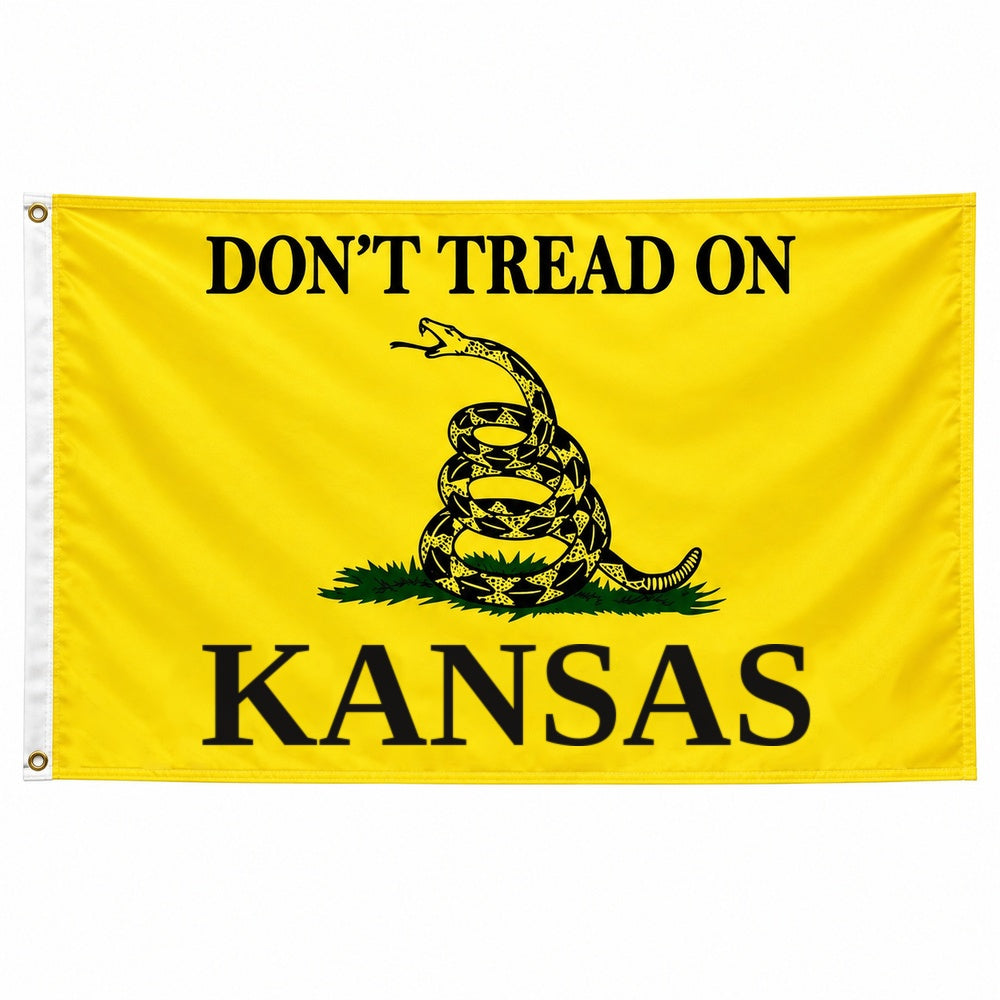 Don't Tread on Kansas Flag 3x5