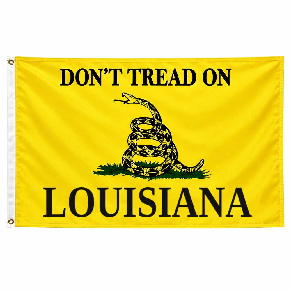 Don't Tread on Louisiana Flag 3x5