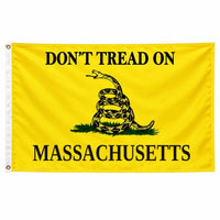 Don't Tread on Massachusetts Flag 3x5