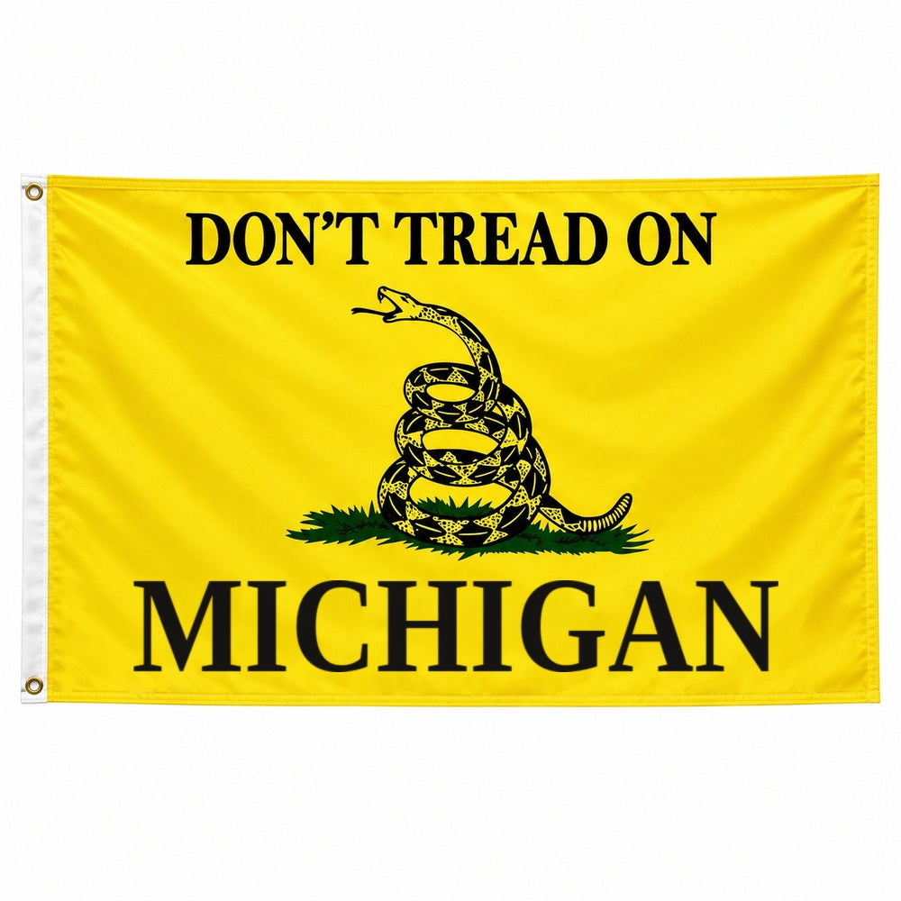 Don't Tread on Michigan Flag 3x5
