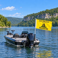 Don't Tread on Missouri Flag 3x5 displayed outdoors