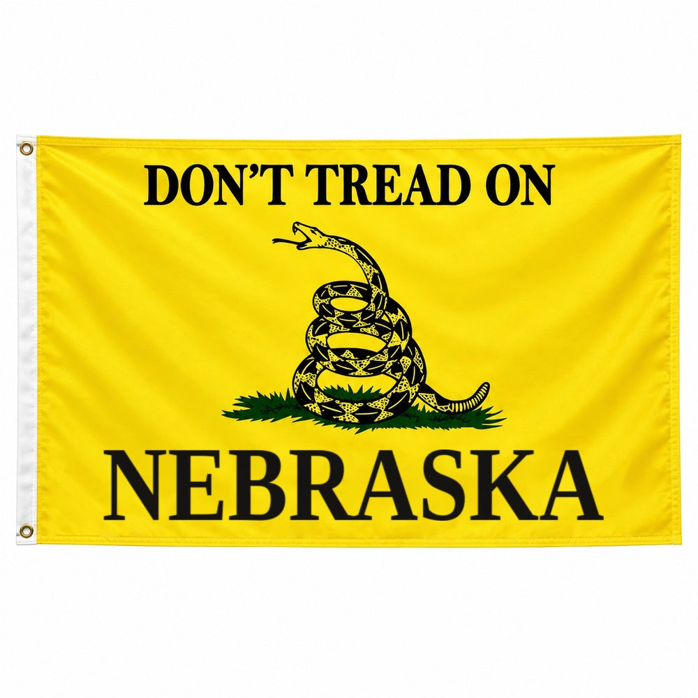 Don't Tread on Nebraska Flag 3x5