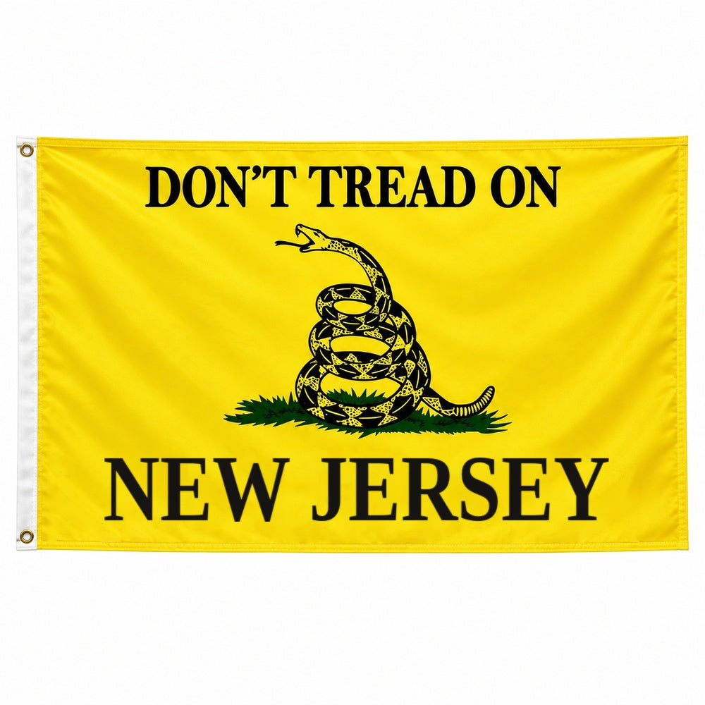 Don't Tread on New Jersey Flag 3x5