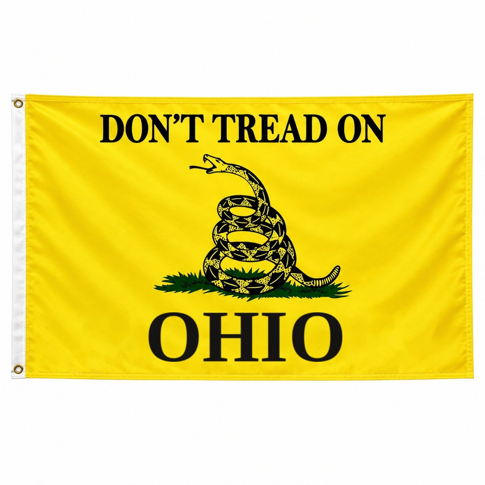 Don't Tread on Ohio Flag 3x5