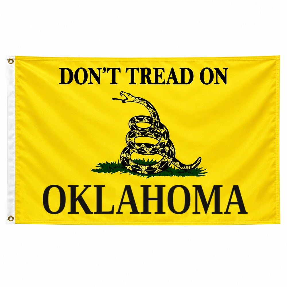 Don't Tread on Oklahoma Flag 3x5