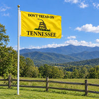 Don't Tread on Tennessee Flag 3x5 displayed outdoors