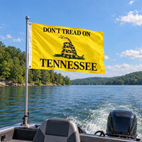 Don't Tread on Tennessee Flag 3x5 displayed outdoors