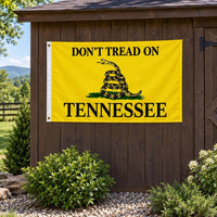 Don't Tread on Tennessee Flag 3x5 displayed outdoors