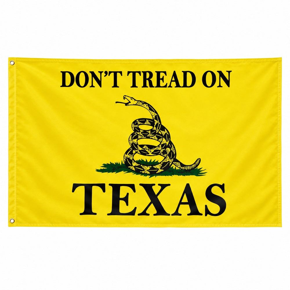 Don't Tread on Texas Flag 3x5