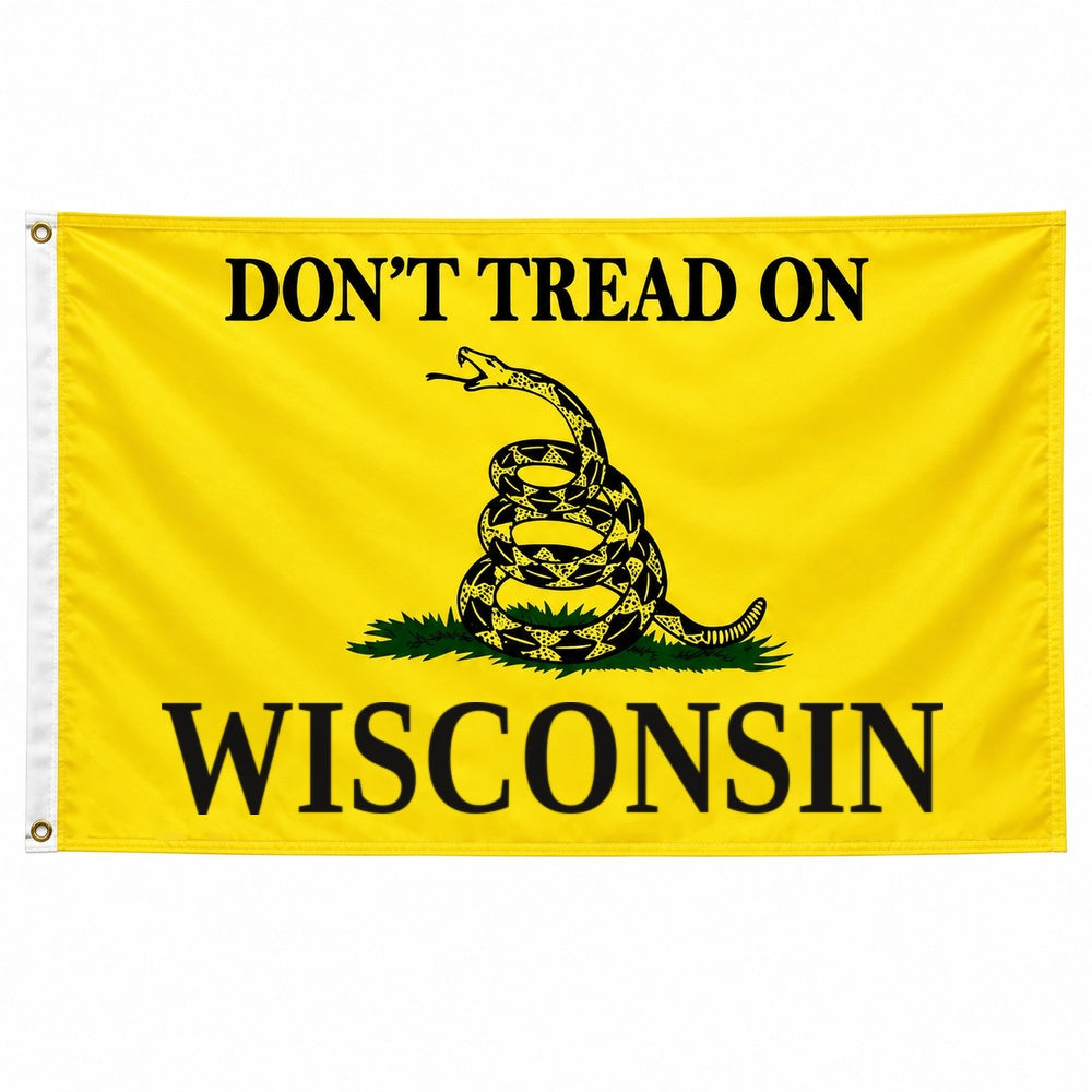 Don't Tread on Wisconsin Flag 3x5