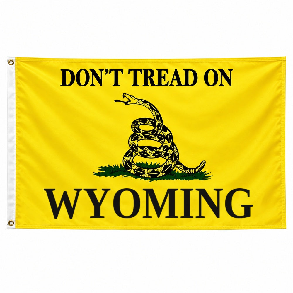 Don't Tread on Wyoming Flag 3x5
