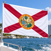 Florida State Flag 3x5 displayed outdoors