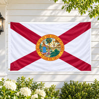 Florida State Flag 3x5 displayed outdoors