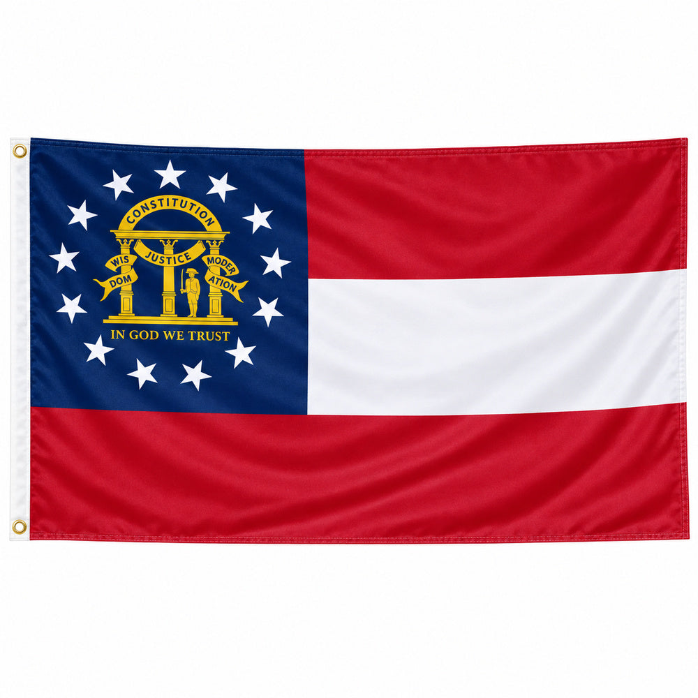 Georgia State Flag 3x5