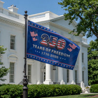 250 Years of Freedom Patriotic Flag 1776–2026