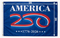America 250 Flag 2026 - 3x5 ft Semi quincentennial Celebration Banner