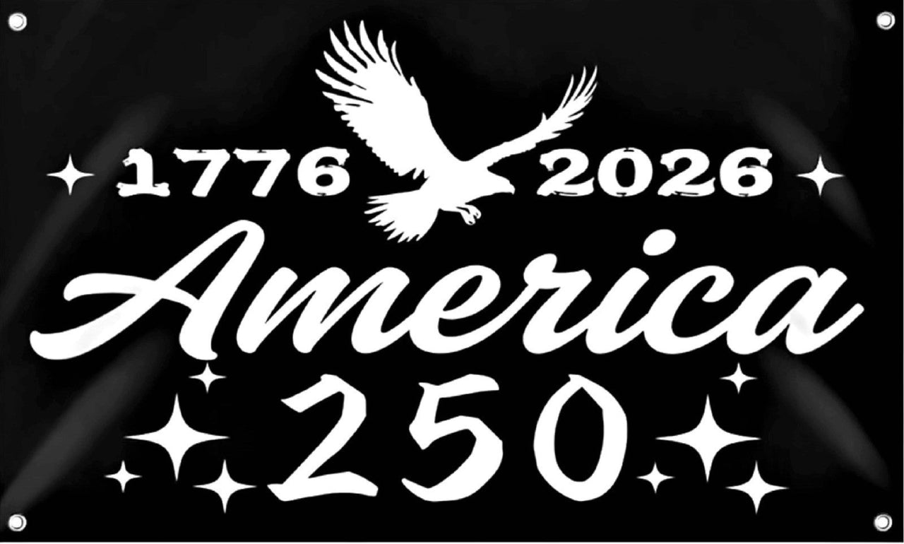 America 250 Flag (1776–2026) | Bald Eagle U.S. 250th Anniversary Banner