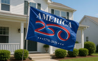 America 250 Flag 2026 - 3x5 ft Semi quincentennial Celebration Banner
