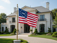 America 250th Anniversary Betsy Ross Flag | 250th Commemorative 13-Star Flag 1776-2026 | Made in USA Patriotic Decor