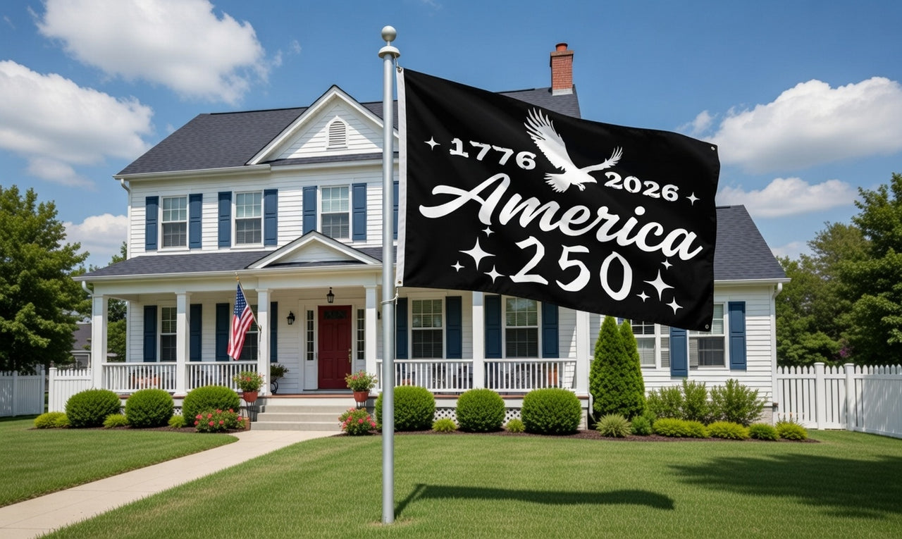 America 250 Flag (1776–2026) | Bald Eagle U.S. 250th Anniversary Banner
