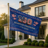 250 Years of Freedom Patriotic Flag 1776–2026